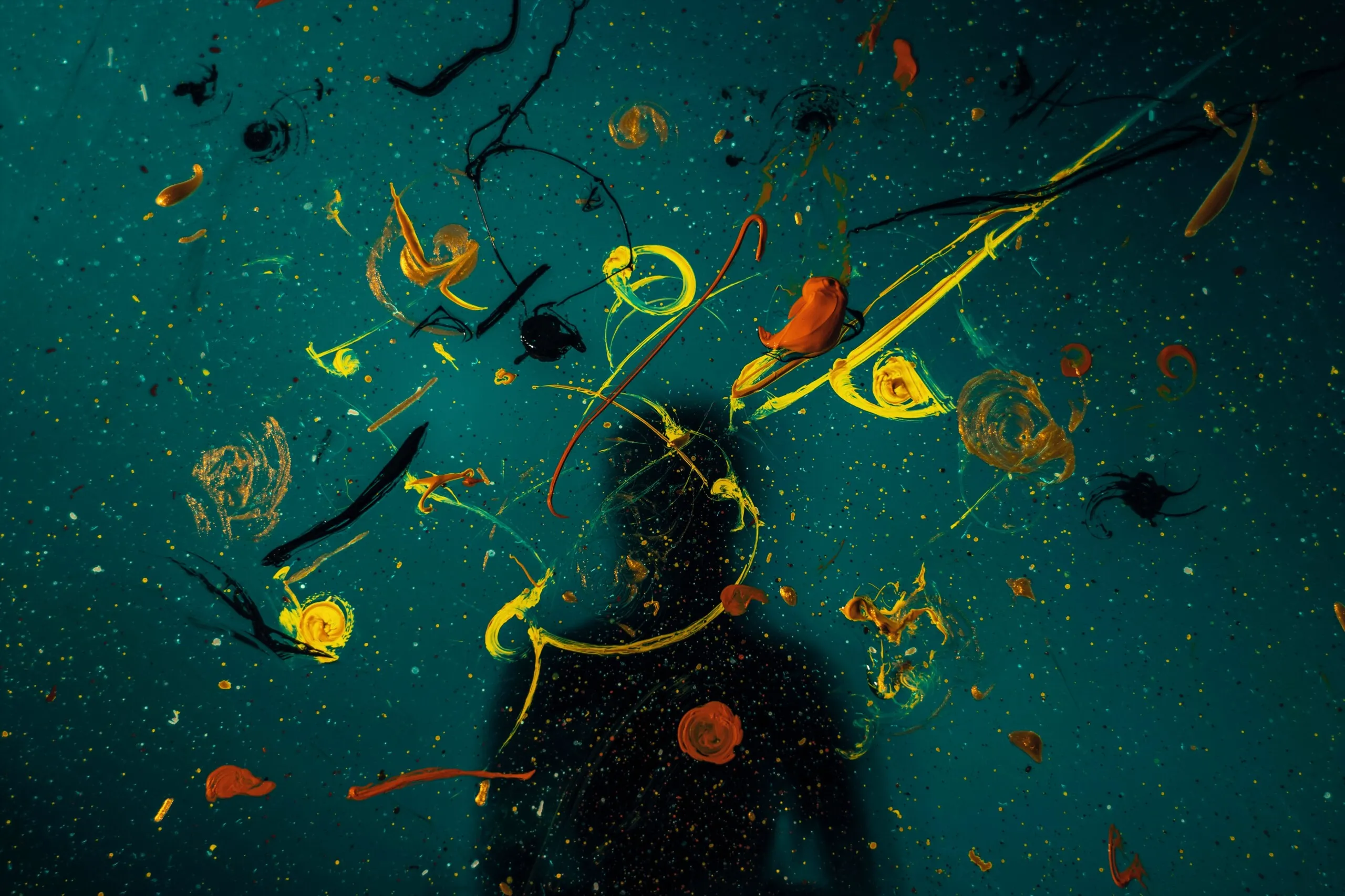 Creative paint splash background